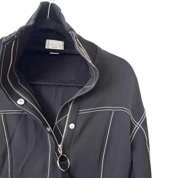 GREY JASON WU Utility Style Belted Jumpsuit NWOT Sz 4 - Picture 3 of 6